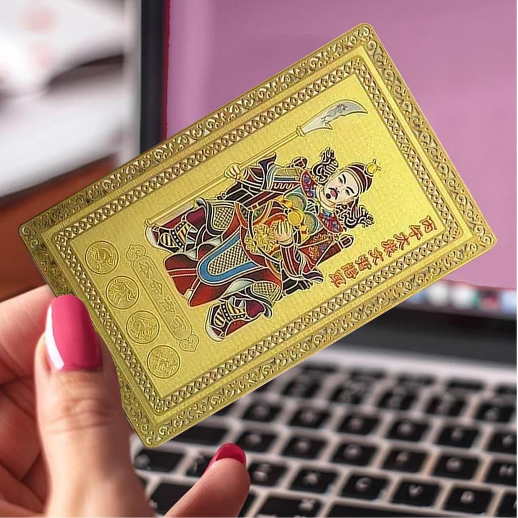 Chinese Tai Sui Protection Card 2026 Year Of The Horse Blessing Card Wealth Success Copper Deck for Travel Family Holiday Car