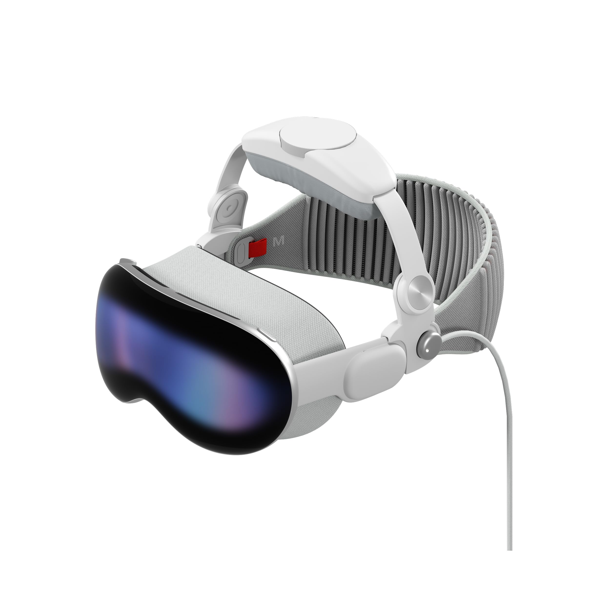 

Ремінець для Vision Регульований головний ремінь з м’якою губкою для Vision Pro Vision Pro [iofeiwak] Pro, [ідеальний аксесуар] білий