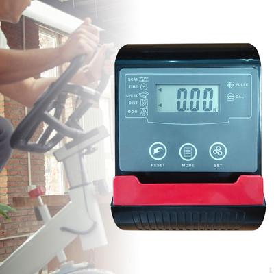 Indoor Stationary Bike Speedometer Heart Rate Meter LCD Display Multifunctional Rowing Machine