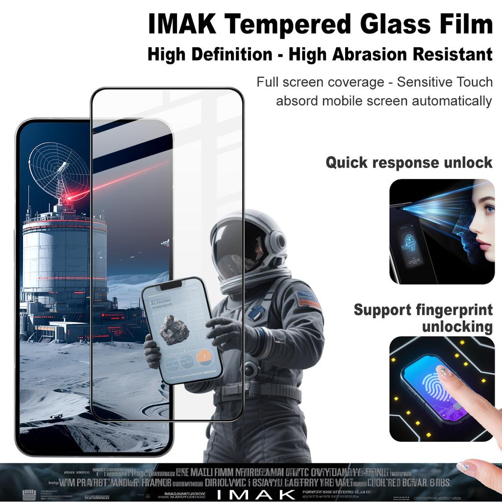 For Nothing Phone 3 5G Glass IMAK Full Coverage Tempered Glass Film Pro+ Series