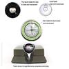 High Accuracy Metal Waterproof Military Compass for Directions (8 X 6.5 X 3 Cm, Green)