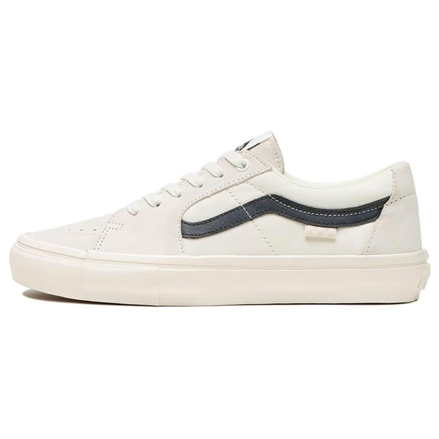 

Vans Sk8 Low Легкие Прочные Нескользящие Низкие Кеды для Скейтбординга Унисекс Белые Черные VN0A5FCFAPL 36