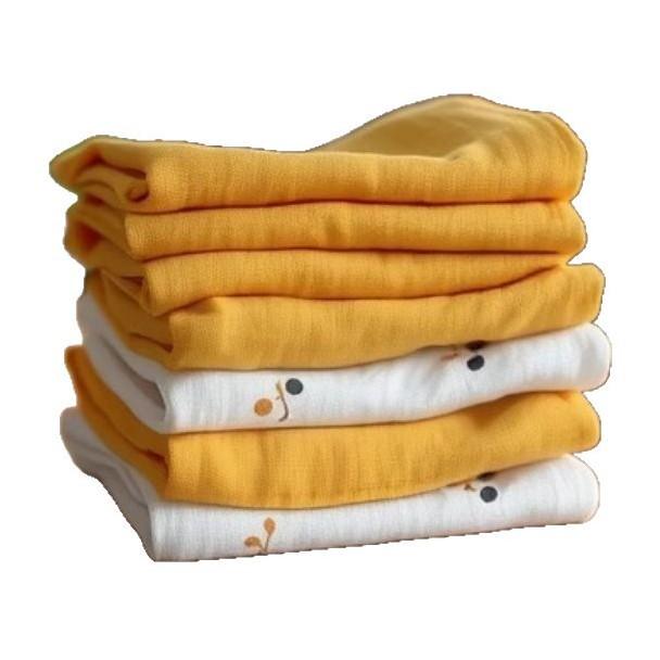 Premium Quality Pure Cotton Newborn Tassel Swaddle Blanket - Double-Layer, Breathable, Japanese Style, for Winter.