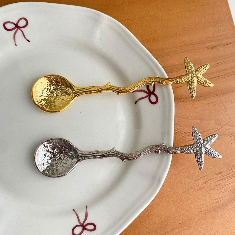 1 ks Kreativní stylová lžička na cukr Delikátní kávová lžička Roztomilá Malá Praktická Míchací Kompaktní lžička Elegantní