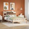 VidaXL Bunk Bed Without Mattress 160x200 Cm Solid Pine Wood 3322176