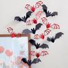 12Pcs/Set 3D Bat Halloween Wall Decor PVC DIY Home Decoration Sticker Party Supplies
