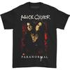 S Alice Cooper Paranormal Splatter Small Black Unisex Shirt Cotton Oversize Large Size