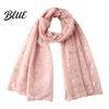 Holiday Gathering Accessory Glitter Sparkly Foil Snowflake Print Scarf for Women Christmas Soft Fabric Winter Gift Theme Shawl Wrap Fall Lightweight