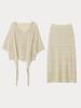 Mejongleuhaleu Maldives Set (Sleeveless + Skirt + Cuff) 2 Colors