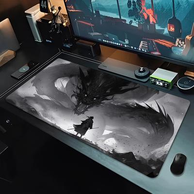 Mousepad Computer Game Mouse Pad Gaming Accessories Non-Slip Printing Deskmat Keyboard Pad Carpet Anime Large D-Dragons Mousepad