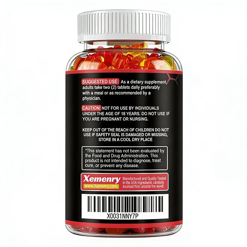 Coolkin Vysokokoncentrované gumové bonbony Epimedium, obsahující 5050 mg, dodávají energii a podporují fyzickou kondici.
