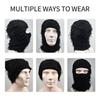 CHCYCLE Distressed Balaclava Ski Mask Knitted Balaclava Face Mask for Men Women Skiing, Snowboarding, Cycling Hiking