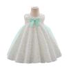 New Baby's First Birthday Dress: Infant Flower Bow Puffy Skirt Banquet Dress