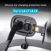 For Li Lixiang L6 L7 L8 L9 Mega I6 I8 Car Charging Port Protection Cover Ideal Car Charging Waterproof Anti-dust Rubber Cover