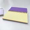 Simple, Thick and Tearable Multifunctional Coil This Candy-colored Horizontal Line Student Portable Notebook Message Index Card