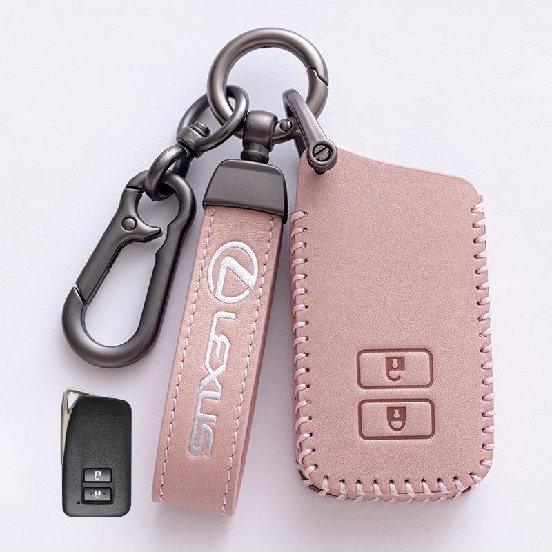 Leren Afstandsbediening Sleutelhoes Fob Case Houder Shell voor Lexus NX 200 NX300H RX 350 450H ES 350 ES 300h Auto Sleutelhanger Accessoires