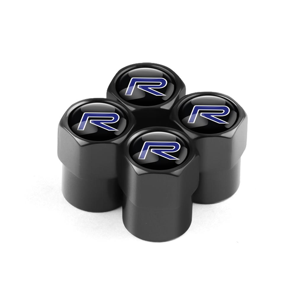 4 Stück Auto-Embleme Rad Reifenventil-Kappen Abdeckungen Autozubehör Für Volvo Rdesign XC60 XC90 V40 V50 V60 xc70 V70 V90 T6 S40 S60