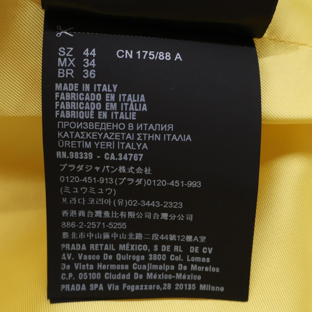 Prada [Domestic Regular] SGB840 Corduroy Long Coat 44 yellowUsed