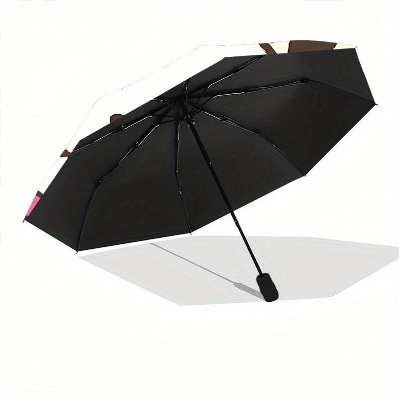 Pochacco Ideas Automatic Opening and Closing Cartoon Umbrella - Lightweight 3-Fold Design, Suitable for Fans, Travel, Daily Use - Official Product, In