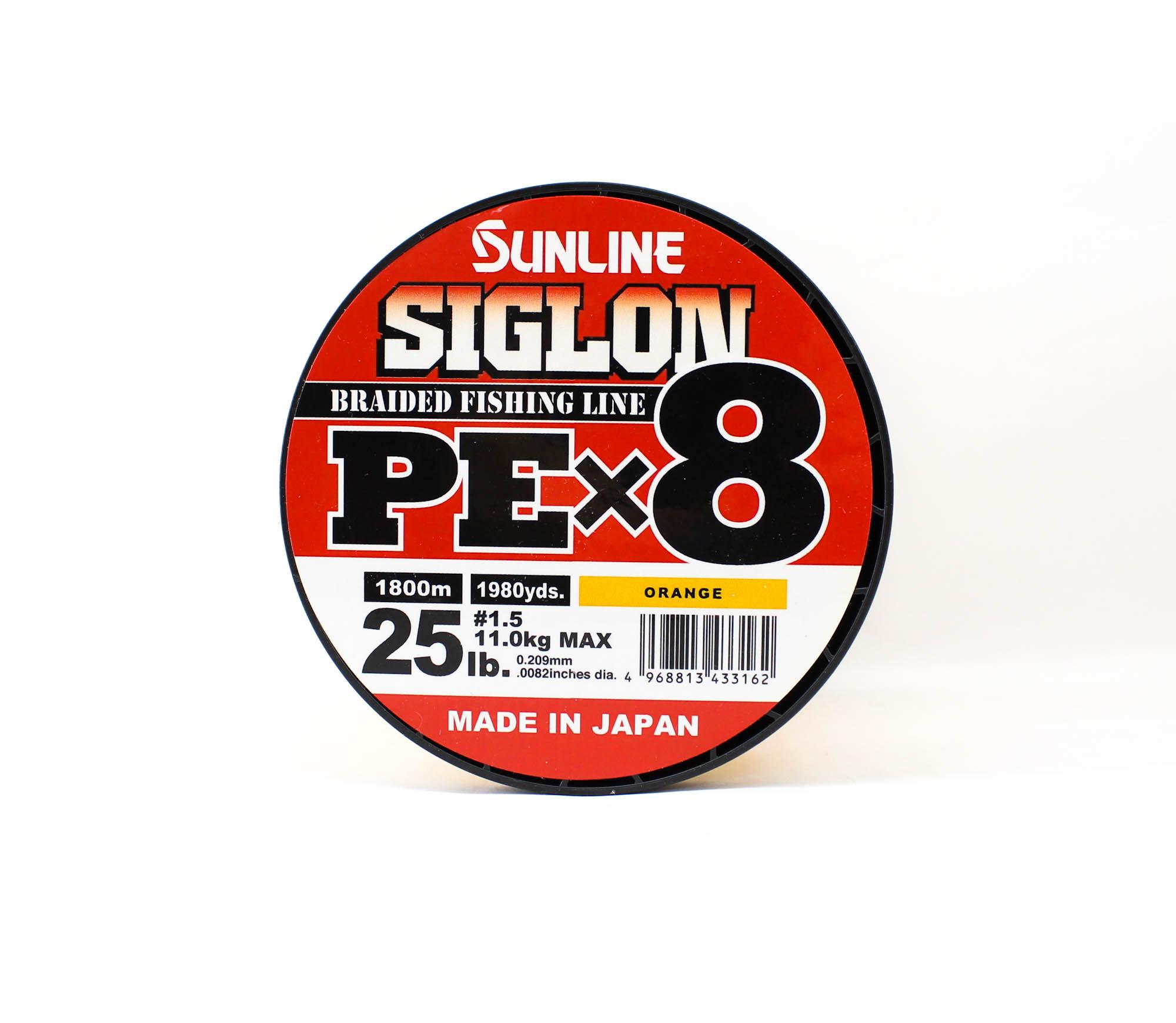 

Sunline P.E Line X8 Siglon 1800M P.E 1.5 25LB Orange (3162) оранжевый