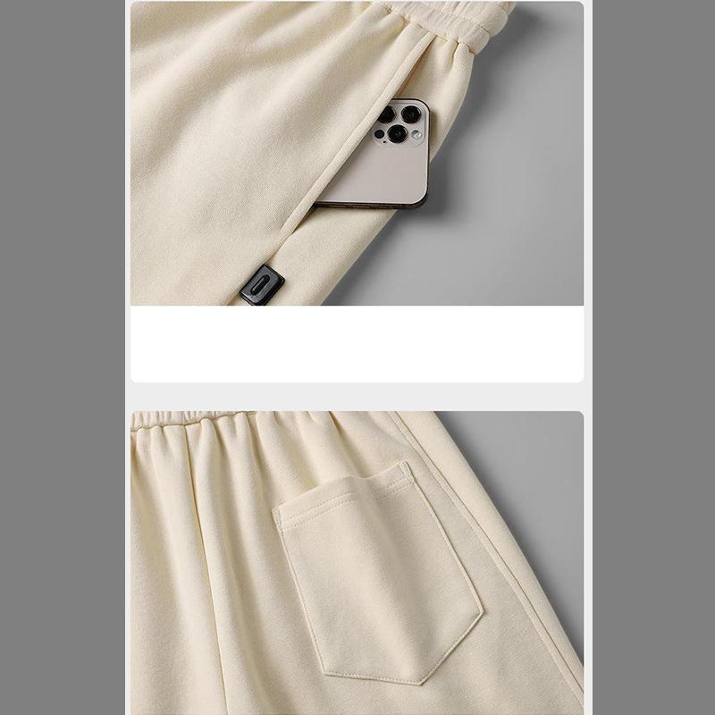 Spring and Autumn Fashion Men's Leggings, Plus Size Men's Pants, Loose Casual Sweatpants Straight Tube Pants