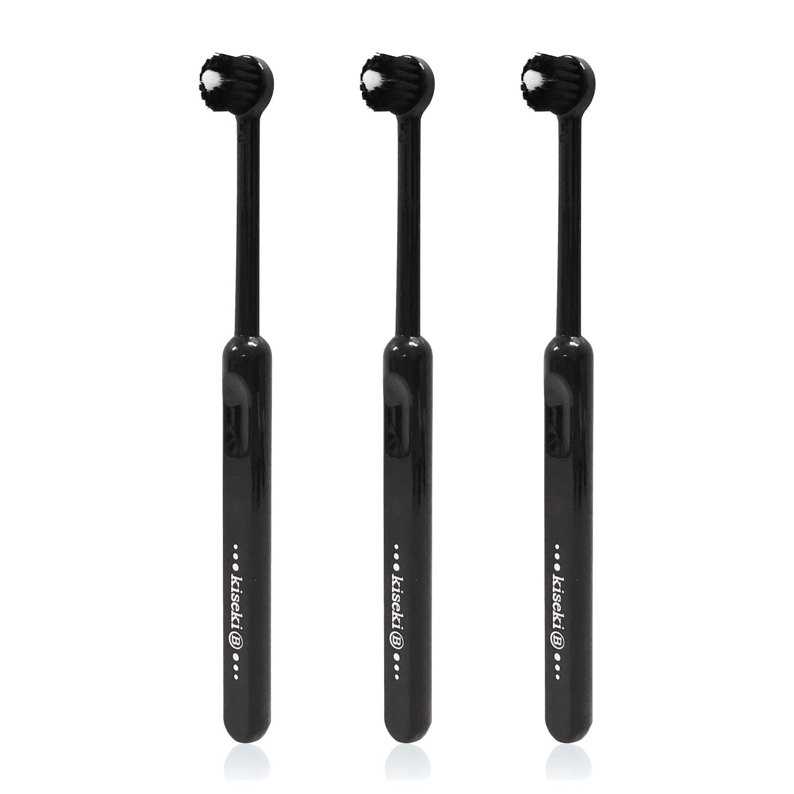 

Miracle Oral Care Miracle Toothbrush Black Soft One Tuft Brush Set of 3