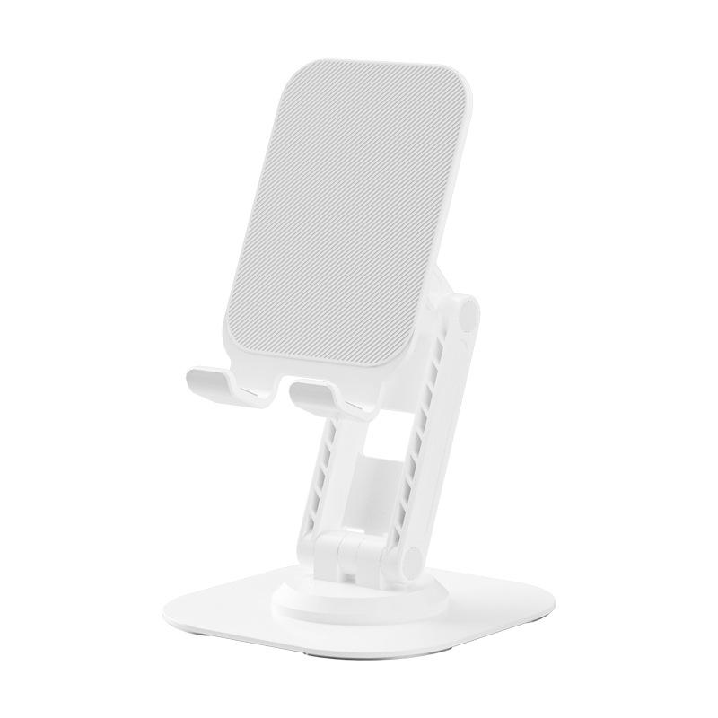 Foldable Metal Rotating Cell Phone Holder Multifunctional Folding Desktop Support Stand Mobile Phone Holders Aluminum + Silicone