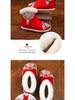 2025 Winter Chinese Hanfu Leather Snow Boots for Girls - Handmade Embroidered Cotton Children's Shoes for New Year's Day