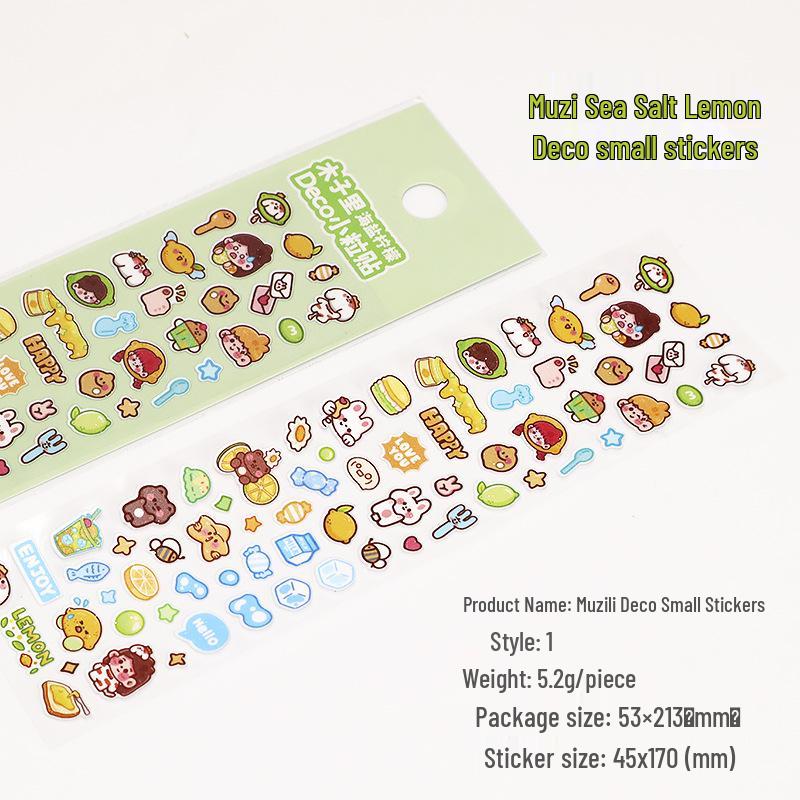Muzili Deco Dot Stickers - Little Nose Ga - M5 Journal Decoration