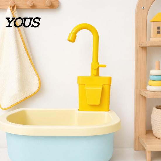 Leak-proof Kids Faucet Pretend Play Sink Toy Replacement, Electric Water Circulation Child Safe Kitchen for Kitchen, Dishwasher Role Interactive
