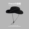 Japanese Outdoor Western Cowboy Fisherman Cap Men Women Summer Travel Mountaineering Fishing Bucket Hats Sun Protection Sun Hat