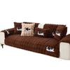 New Plush Sofa Cushion Autumn And Winter Non-Slip Seat Cushion Thickened Winter Leather Sofa Cover Backrest Cover Cloth Towel