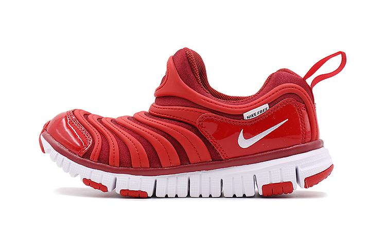 

Nike Dynamo Free Comfortable Low top Kids Lifestyle Shoes White Red Children Aged 3 7 Years Old 343738-621 33.5