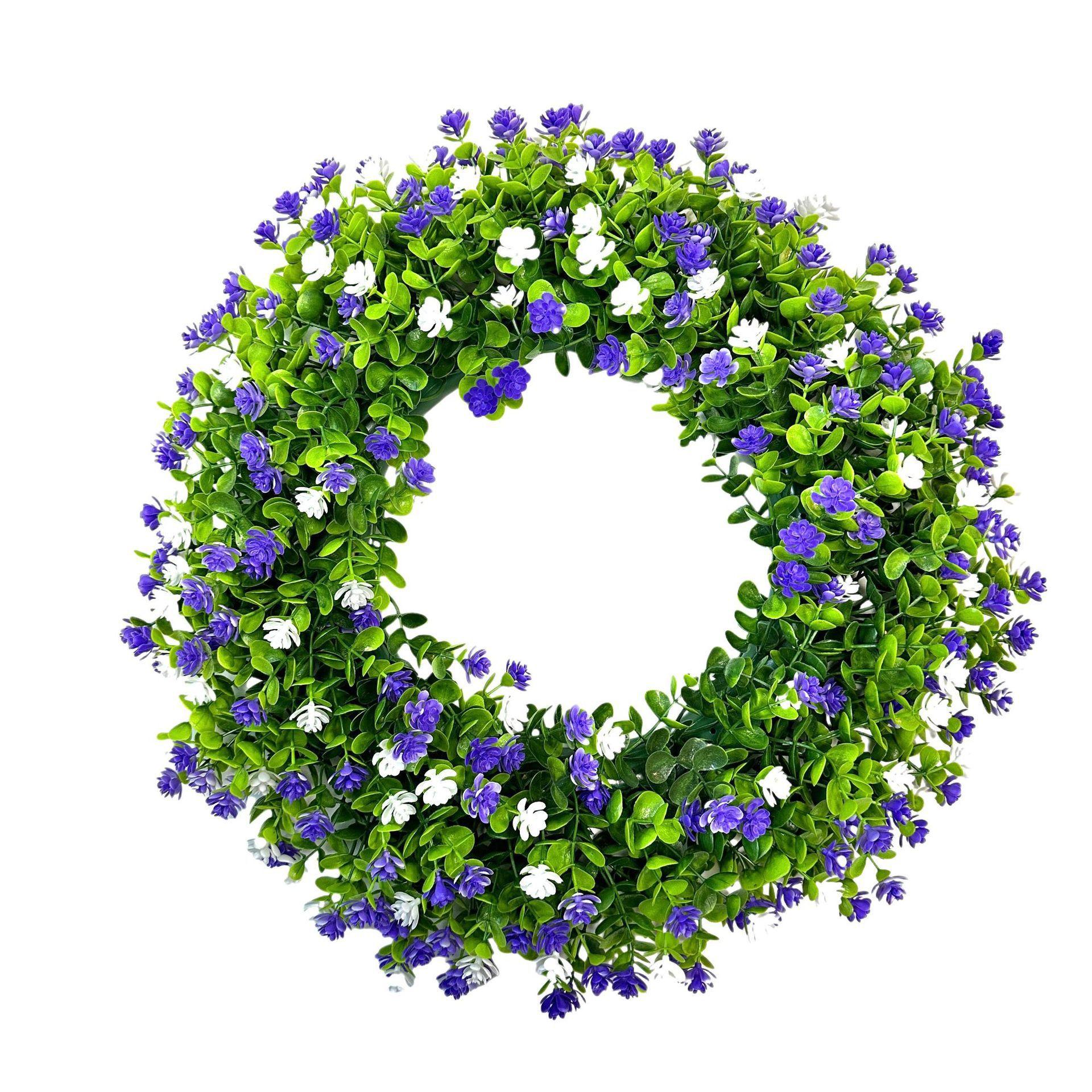 

28 см штучний вінок 33 см симуляція квітковий вінок 3D кольорова гірлянда передні двері 28cm-D