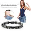 Unisex Stylish Weight Loss Black Stone Bracelet Health Care Magnetic Therapy Bracelet