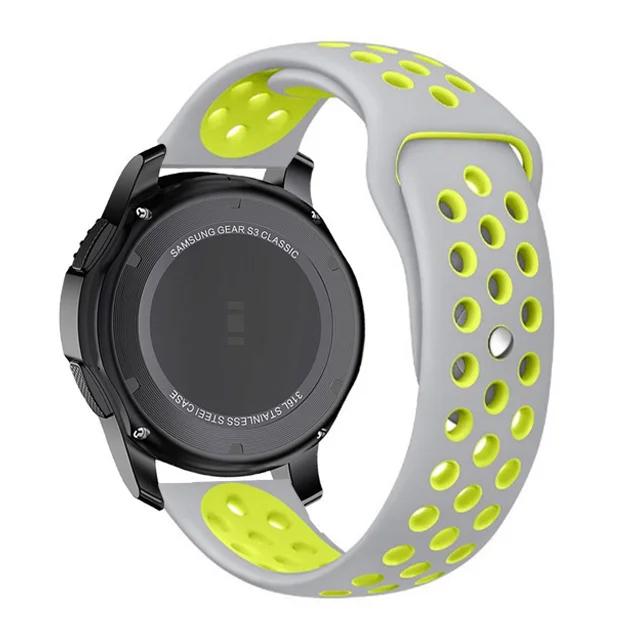 20mm 22mm Silicone Strap for Samsung Galaxy Watch 7 6 5 4 Classic 5pro/Gear S3 Bracelet for Huawei Watch 4/3/GT5 4 2e 46mm Band