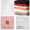 Winter Knitted Hat, Gloves, Hat, Scarf Three-piece Set, Winter Women's Outdoor Riding Double-layer Knitted Scarf