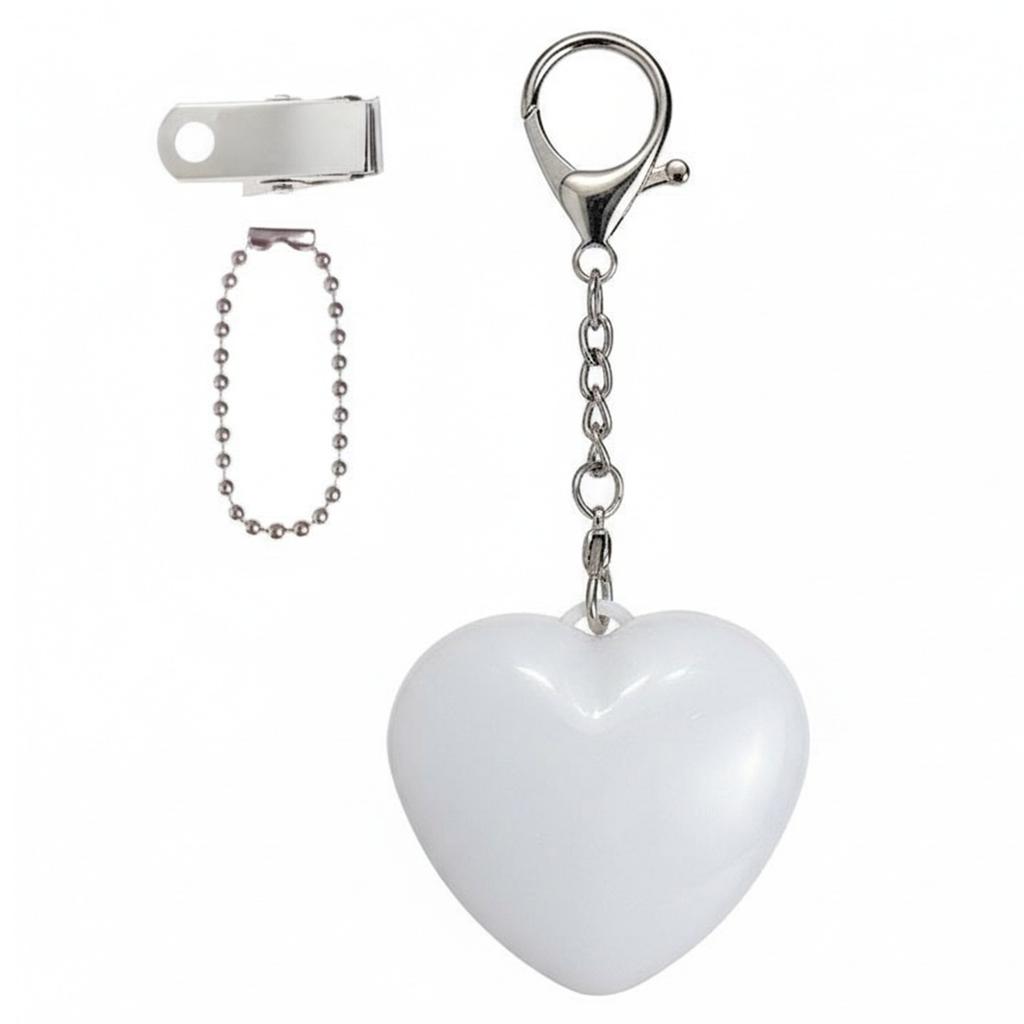 1/2/3 Stück LED Herzförmiges Nachtlicht USB-Aufladung Berührungssensor Lampe Geldbörse Handtasche Schlüsselanhänger Anhänger Licht Geschenke für Frauen Mädchen