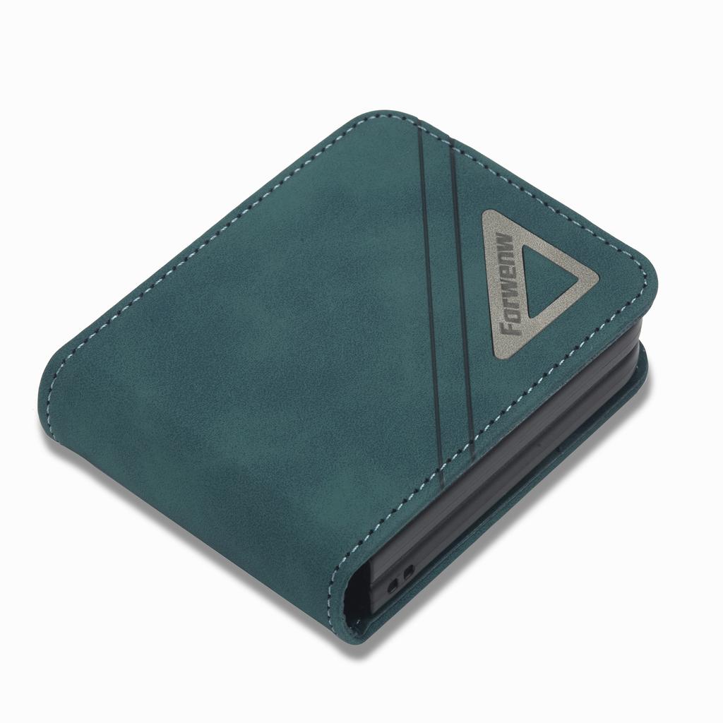 Custodia in Pelle di Lusso per Samsung Galaxy Z Flip 7 FE 6 5 4 3 5G Flip6 Flip7 Portacarte Portafoglio Borsa Copertura Protettiva Custodia