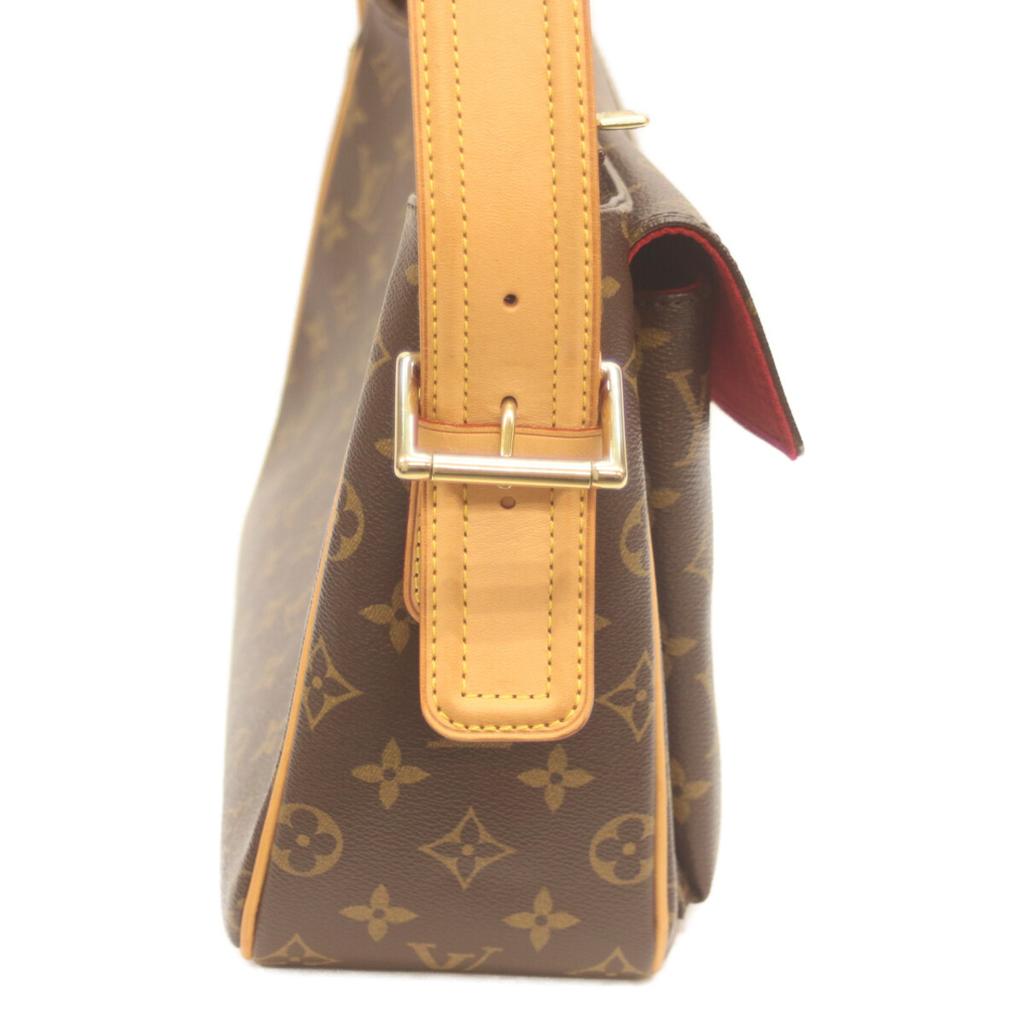 Louis Vuitton M51163 2006 Monogram Viva Cite GM Shoulder Bag BrownUsed
