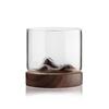 Kitchen Whisky Glass Mountain Wooden Transparent Glass Whisky Cup Vodka Bar Club Bogato | Beer Cups