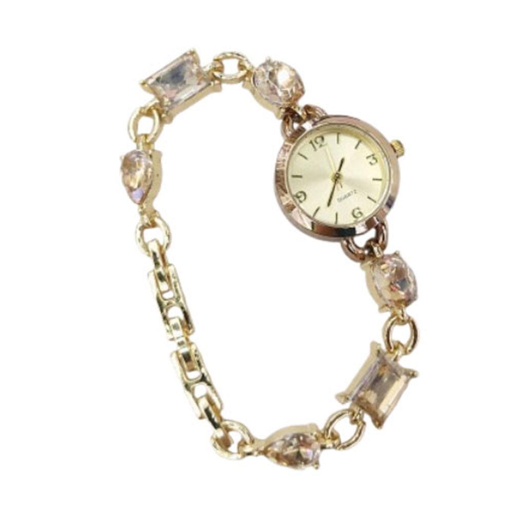 

Элегантные женские наручные часы браслетного типа Женские деловые часы Аксессуары для одежды золотой