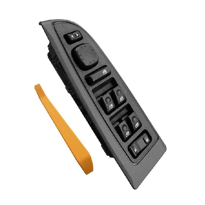 15883318 Master Power Window Switch W/Bezel Front Driver Side Fit For Chevy Silverado 1500/2500/3500 & GMC Sierra 1500/2500/3500 2003-2007, Replace
