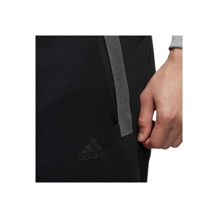 Adidas MH Ribbed Track Pants Men Bottoms Black GM4409