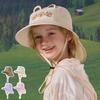 Atmungsaktive Schalmütze mit großer Krempe, Fischerhüte, lässige Kinder-Strandkappen, Frühling/Sommer