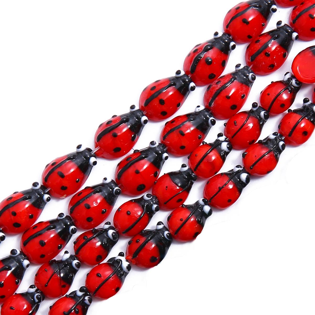 

20 шт. Смешанные цвета Миллефиори Лэмпворк Бусины-жуки для изготовления украшений своими руками: Браслет, Ожерелье, Аксессуары для серег 10x15mm, Hole ~1mm, ~20 pieces, ~29cm