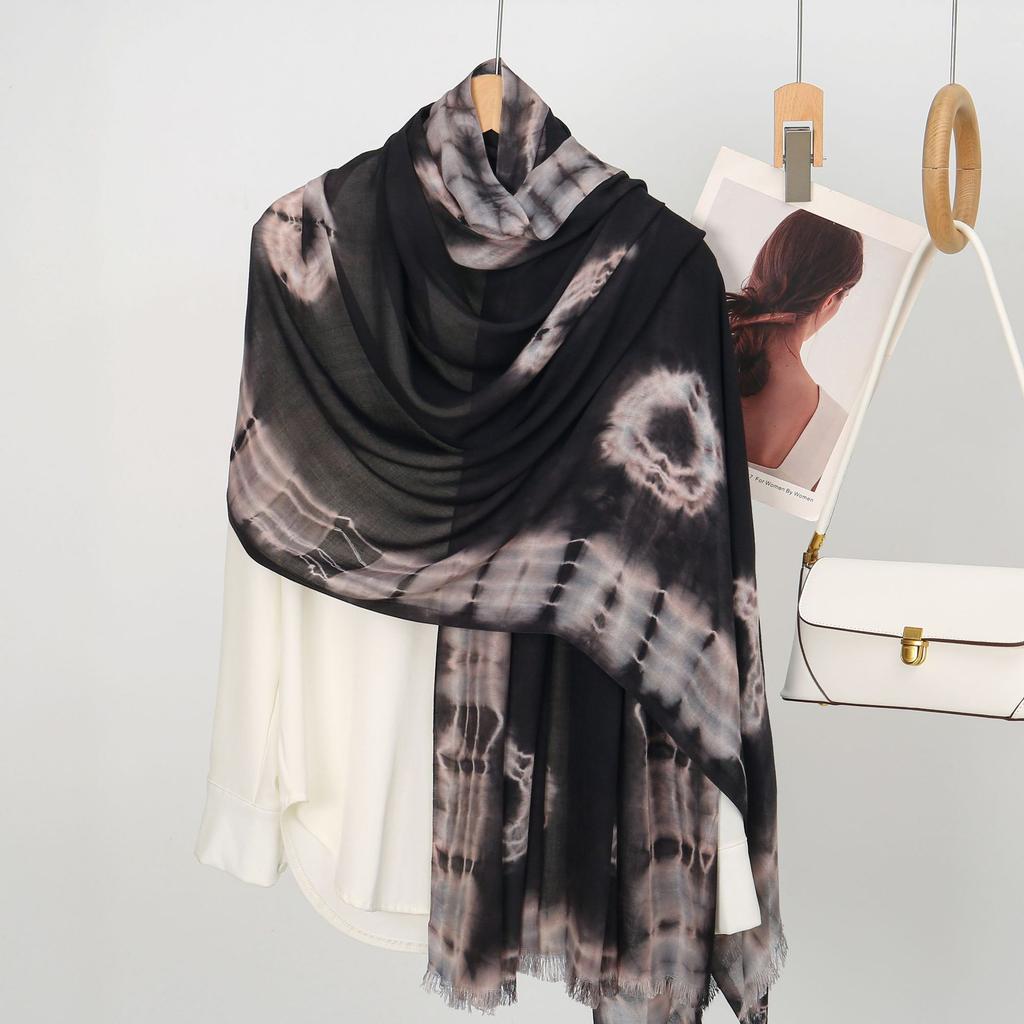 Women's Fashion Scarves Printed Wrap for All Season Casual Scarves for Evening Dresses Lady Lightweight Soft Fashion Long Scarf Wrap Shawl for Women