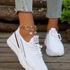 2025 Front Lace-up Women's Vulcanize Shoes New Mesh Soft Bottom Outdoor Slip-Resistant Casual Comfortable Casual Shoes