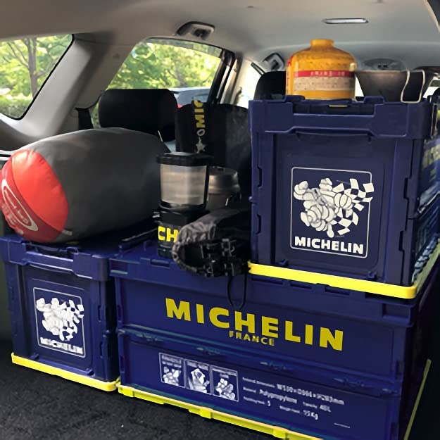 Michelin Foldable 270604 Container, 40L, Navy,