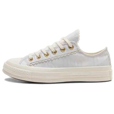 Chuck 70 Ox Comfortable Fashion Durable Low-Top Canvas Shoes Women Sneaker White A13007C